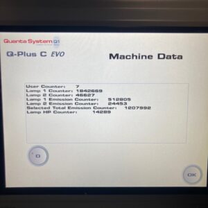 2018 Quanta EVO Q-Plus C Machine Data