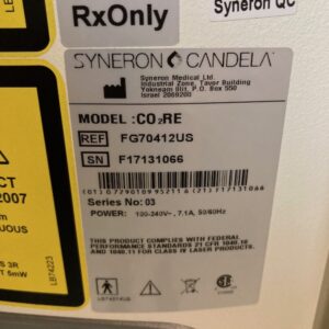 2017 Syneron Co2re - Specs