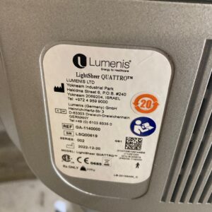 2022 Lumenis Lightsheer Quattro - Technical Info